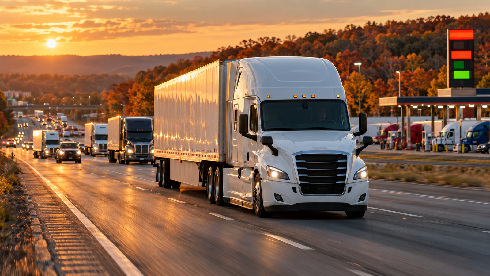 The Fall Freight Market Is Here — Rates Up 40%, But Diesel Just Blew Past $6